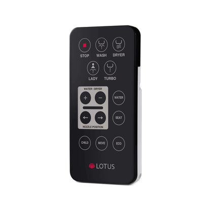 Lotus Bidet Seat ATS-500R - front view of remote control