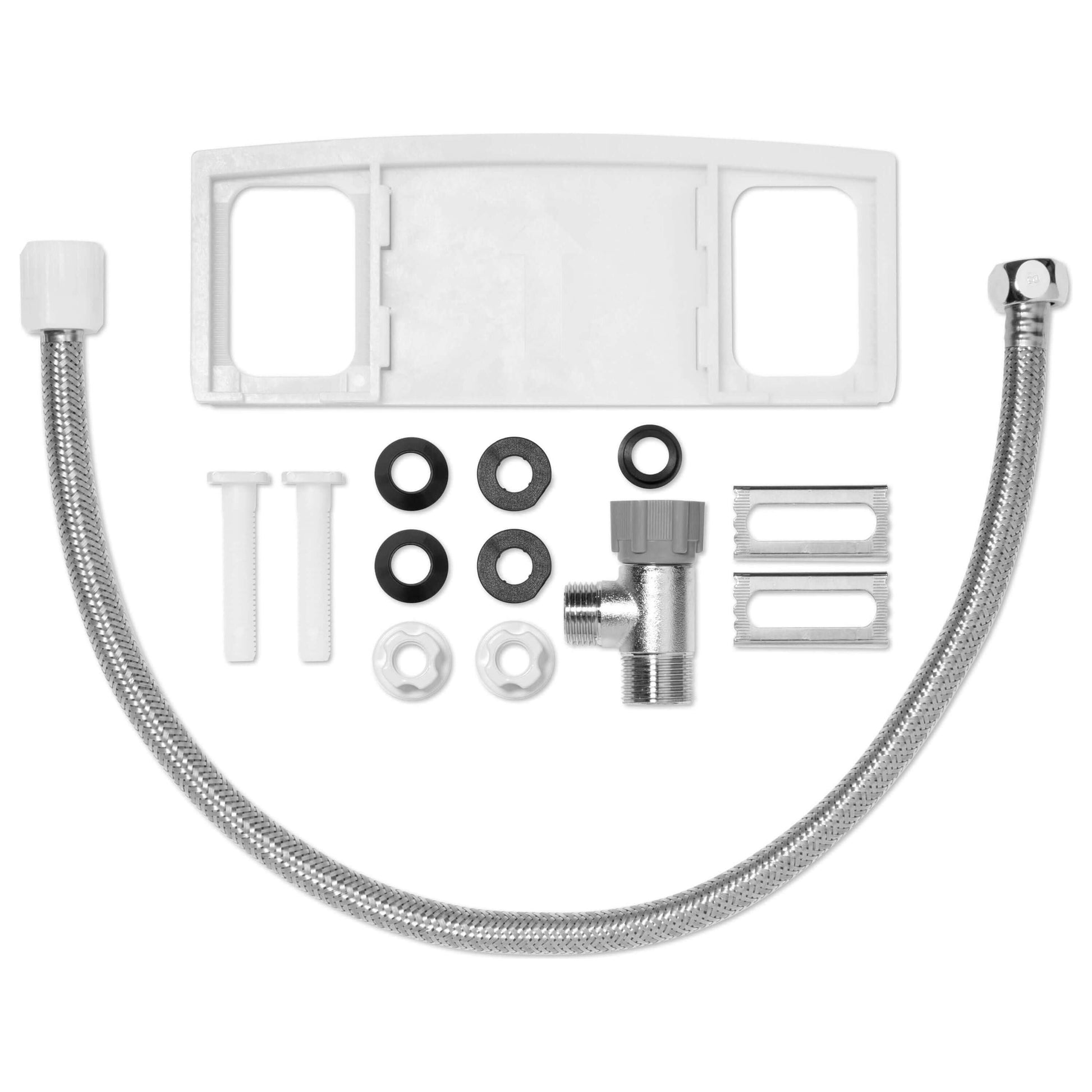 Swash Select BL97 Bidet Seat - top view of included parts