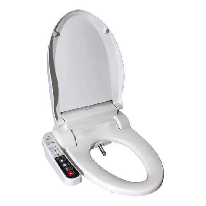 Blooming Bidet Seat R1570 - lid open top angled view