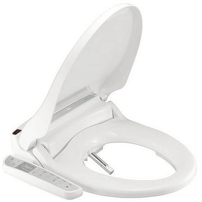 Clean Sense Bidet Seat 1500 - side angled view with lid open
