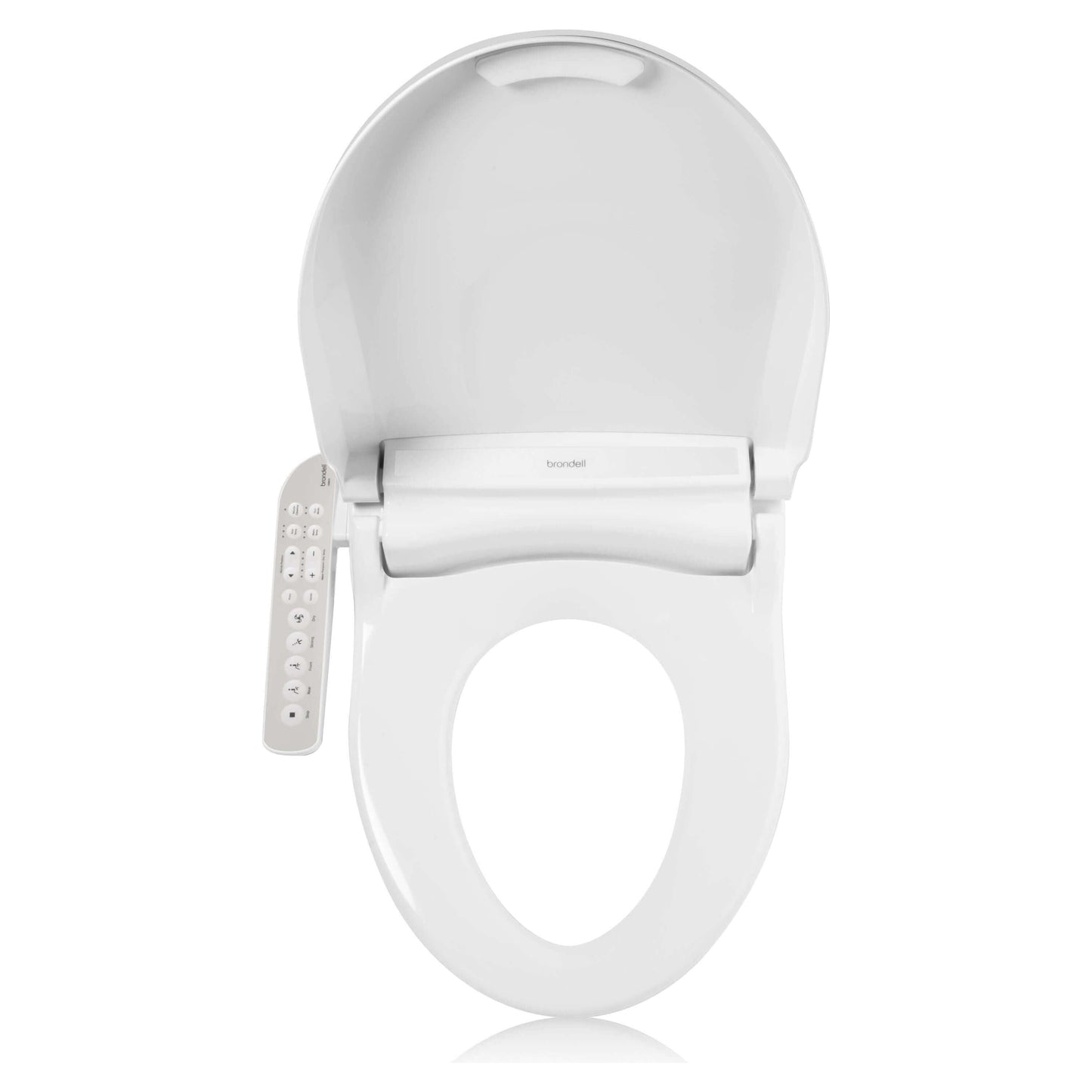 Swash Select DR801 Bidet Seat - top view with lid open