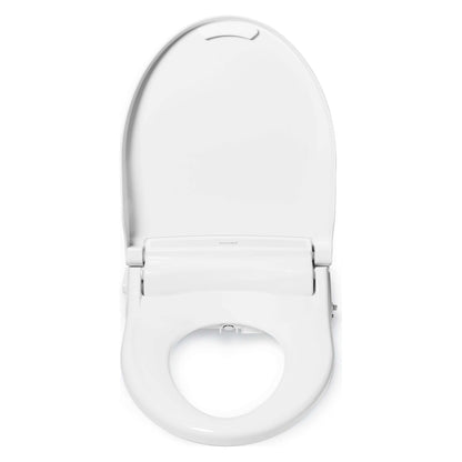 Swash Select EM617 Bidet Seat - top view with lid open