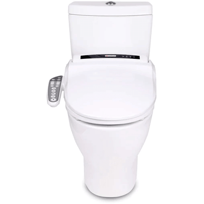 Lotus Bidet Seat ATS-909 - front view attached to a toilet