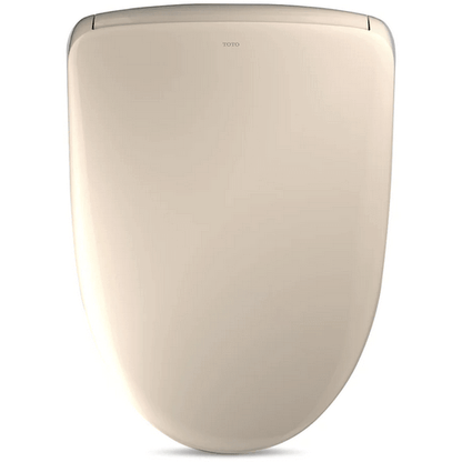 S7A Washlet+ Contemporary Lid Bidet Seat - top view in sedona beige color