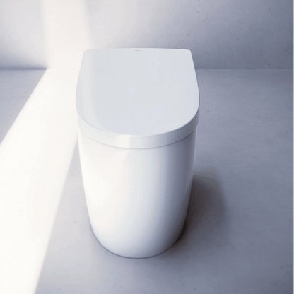 Neorest AS Integrated Smart Bidet Toilet - front view in a bathroom