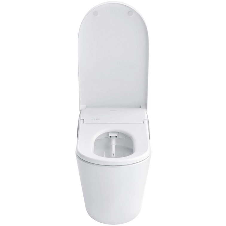 Neorest AS Integrated Smart Bidet Toilet - front view with lid open