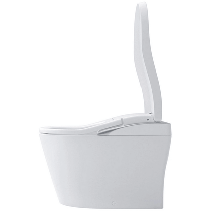 Neorest AS Integrated Smart Bidet Toilet - side view with lid open