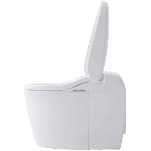 Neorest RS Integrated Smart Bidet Toilet - side view with lid open