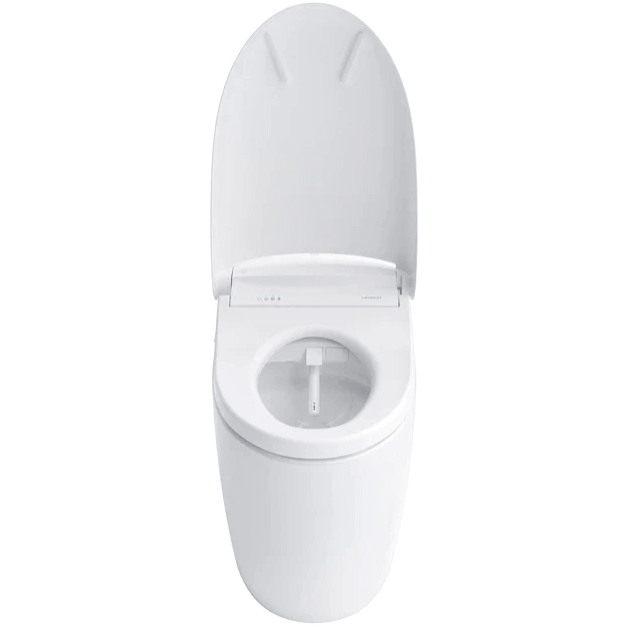 Neorest RS Integrated Smart Bidet Toilet - front view with lid open