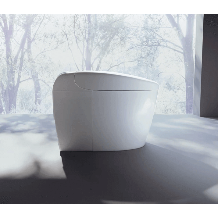 Neorest RS Integrated Smart Bidet Toilet - side view in a bathroom