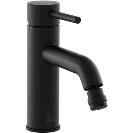 Ivy Bidet Faucet - side angled view in color black