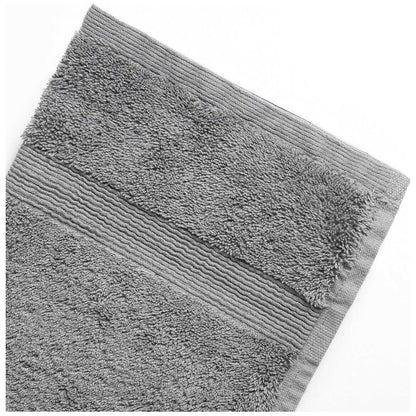 Nebia Hand Towel - top view in color grey
