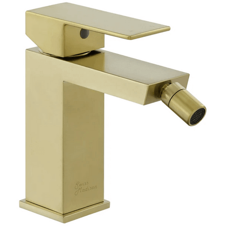 Concorde Bidet Faucet - side angled view in color gold