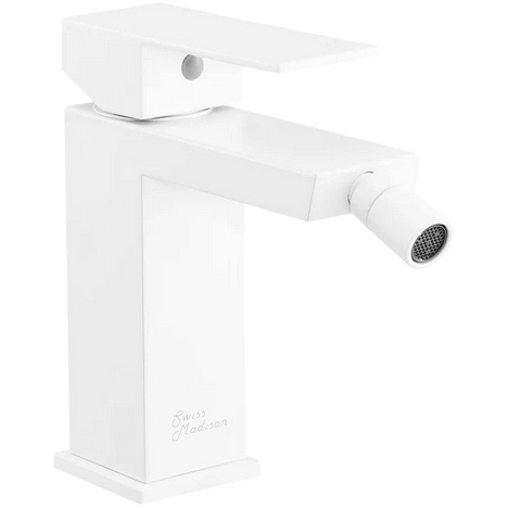 Concorde Bidet Faucet - side angled view in color white