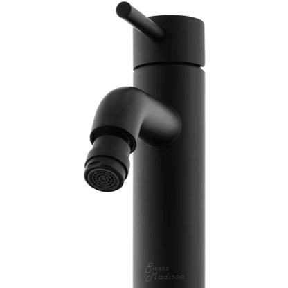 Ivy Bidet Faucet - front angled view in color black