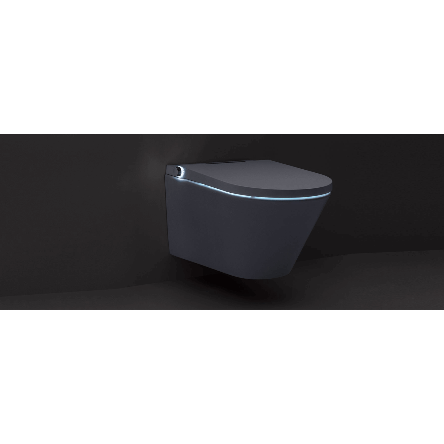 AXENT One Plus Wall Hung Intelligent Toilet - view of night light in darkness