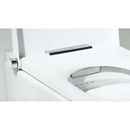 AXENT One Plus Wall Hung Intelligent Toilet - close-up of seat