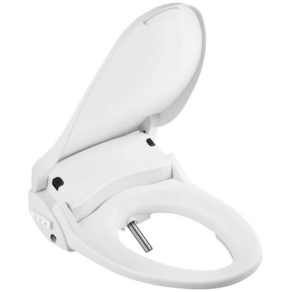 Slim Two Bidet Seat - side angled view with lid open
