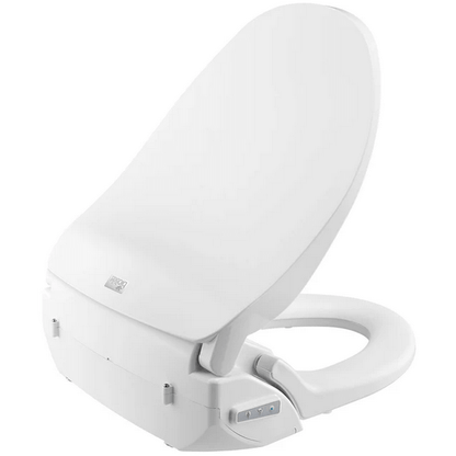 Slim Two Bidet Seat - side angled view with lid open