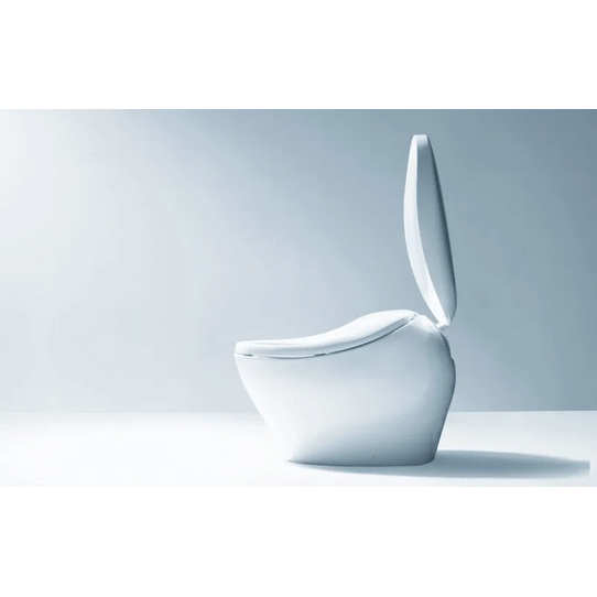 Neorest NX1 Dual Flush Bidet Toilet - side view with lid open