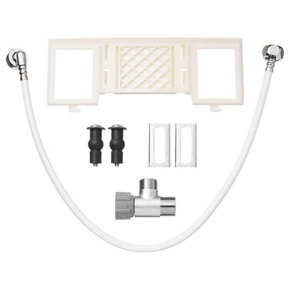 Swash Eco Thinline T66 Bidet Seat - top view of included parts