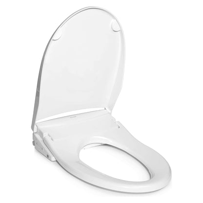 Swash Eco Thinline T66 Bidet Seat - side angled view with lid open